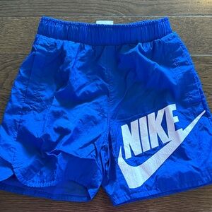 Nike Kids Bright Blue Logo Shorts